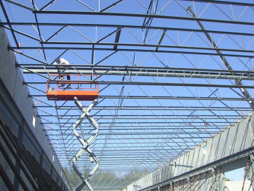 man lift - steel structure