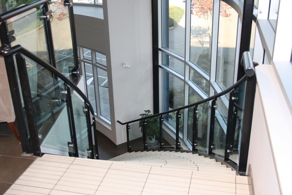 Glass and Steel staircase